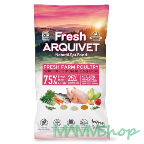 Arquivet Fresh PRÓBKA ARQUIVET FRESH Półwilgotna karma dla psa kurczak i ryba oceaniczna 100 g