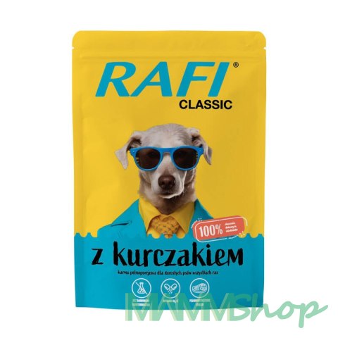 Rafi Rafi Classic saszetka dla psa z kurczakiem 400 g