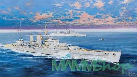 Model plastikowy HMS Exeter