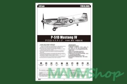 Model plastikowy P-51D Mustang IV Fighter