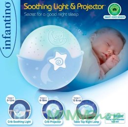 Infantino Projektor 2w1 niebieski