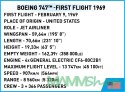 Klocki Boeing 747 First Flight 1969