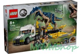 Klocki Jurassic World 76966 Dinomisje: ciężarówka do transportu allozaura