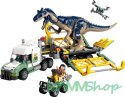 Klocki Jurassic World 76966 Dinomisje: ciężarówka do transportu allozaura