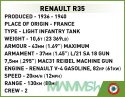 Klocki Renault R35 - Valentine IX - Panzer I