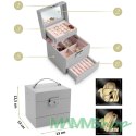 Szkatułka na biżuterię MS-703 Massido - szara