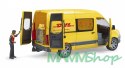 Bus MB Sprinter DHL z figurką i akcesoriami