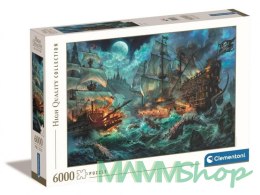 Puzzle 6000 elementów High Quality Bitwa piratów