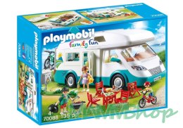 Zestaw z figurkami Family Fun 70088 Rodzinne auto kempingowe