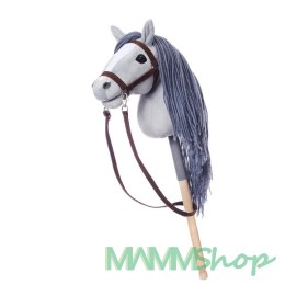 Koń na kiju HOPPIHORSE Hobby Horse A4 szary