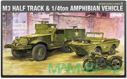 M3 Half Track an d 1/4 Ton Amphibian Vehicle