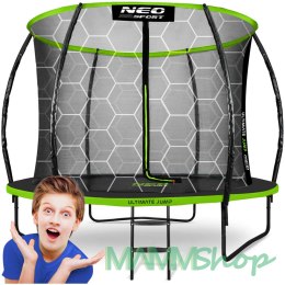 Trampolina ogrodowa profilowana 8ft/252cm z siatką wewnętrzną Neo-Sport