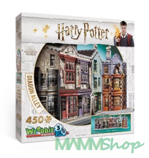 Puzzle 3D 450 elementów Harry Potter Diagon Alley