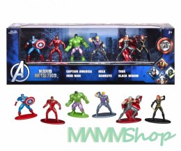 Figurki metalowe Avengers 6-pak 4 cm