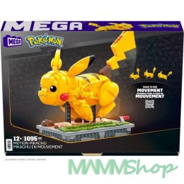 Klocki Mega Pokemon ruchomy Pikachu 1095 elementów