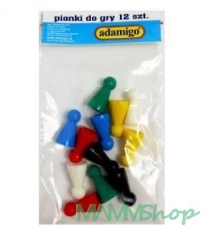 Pionki do gry 12 sztuk