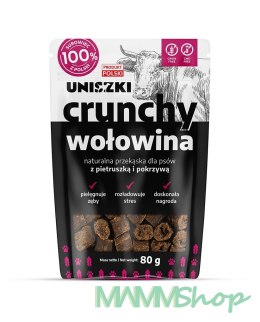 Uniszki UNISZKI Crunchy wołowina - Pietruszka Pokrzywa 80g