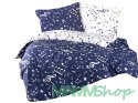 Pościel bawełniana MAJOR NAVY BLUE/160x200 COTTONLOVE EXCLUSIVE