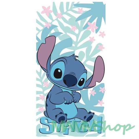 Ręcznik bawełniany 70x140 Lilo i Stitch palmy