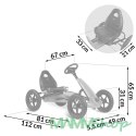 Gokart dziecięcy na pedały RK-592 niebieski