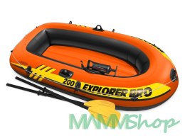 Ponton Explorer PRO 200 Set 196 x 102 x 33 cm wiosła + pompka INTEX 58357