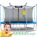 Trampolina ogrodowa 15ft/465cm z siatką wewnętrzną i drabinką