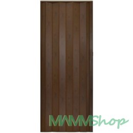 Drzwi harmonijkowe 001P WENGE MAT G - 100 cm