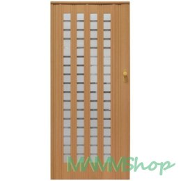 Drzwi harmonijkowe 015 B01 BUK MAT - 86 cm