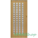 Drzwi harmonijkowe 015 B01 JASNY DĄB MAT - 86 cm