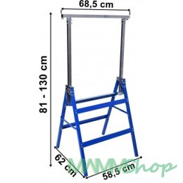 Stojak warsztatowy KOBYŁKA 130 cm - 2 sztuki