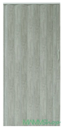 Drzwi harmonijkowe 001P BETON MAT - 90 cm