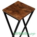 Kwietnik loftowy KONEL RUSTIC loft czarny 62 cm