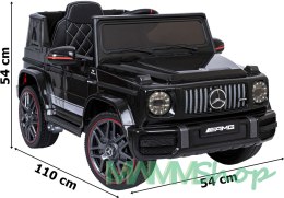 Samochód elektryczny dla dzieci MERCEDES AMG G63 czarny