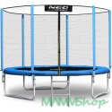 Trampolina ogrodowa 10ft/312cm z siatką zewnętrzną i drabinką Neo-Sport