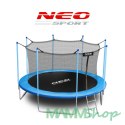 Trampolina ogrodowa 14ft/435cm z siatką wewnętrzną i drabinką Neo-Sport