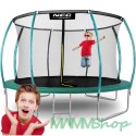 Trampolina ogrodowa profilowana 12ft/374cm z siatką wewnętrzną Neo-Sport