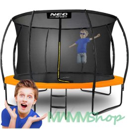 Trampolina ogrodowa profilowana 12ft/374cm z siatką wewnętrzną Neo-Sport