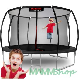 Trampolina ogrodowa profilowana 12ft/374cm z siatką wewnętrzną Neo-Sport