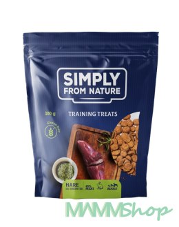 SIMPLY FROM NATURE SIMPLY FROM NATURE Przysmaki treningowe z mięsem zająca i zieloną herbatą 300 g