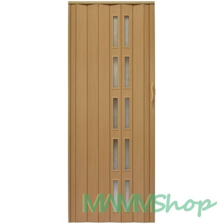 Drzwi harmonijkowe 005S OLCHA MAT - 90 cm