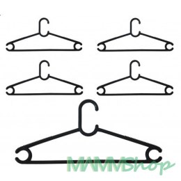 Wieszak plastikowy komplet 5 szt