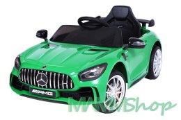 Samochód elektryczny dla dzieci MERCEDES AMG GTR zielony