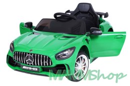 Samochód elektryczny dla dzieci MERCEDES AMG GTR zielony