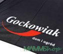 Parasol z logo Gockowiak czarny