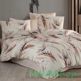 Pościel bawełniana CEILA KAHVE/160x200 COTTONLOVE EXCLUSIVE