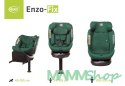 4 BABY Fotelik ENZO-FIX 40-150cm dark green I-SIZE