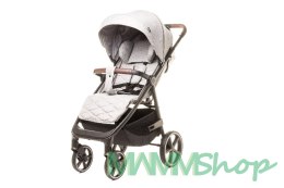 4 BABY Wózek spacerowy STINGER PRO MELANGE LIGHT GREY