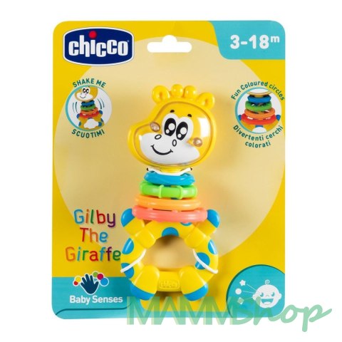 CHICCO 00010053000000 Grzechotka Żyrafa Gilby