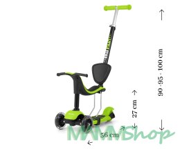 MILLY MALLY Hulajnoga SCOOTER Little Stars Green