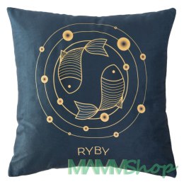 Poszewka dekoracyjna ZODIAK/RYBY/40x40 (promocja)